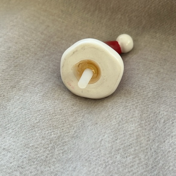 Nora Fleming RETIRED Santa Hat Mini with NF Initials - Picture 4 of 4